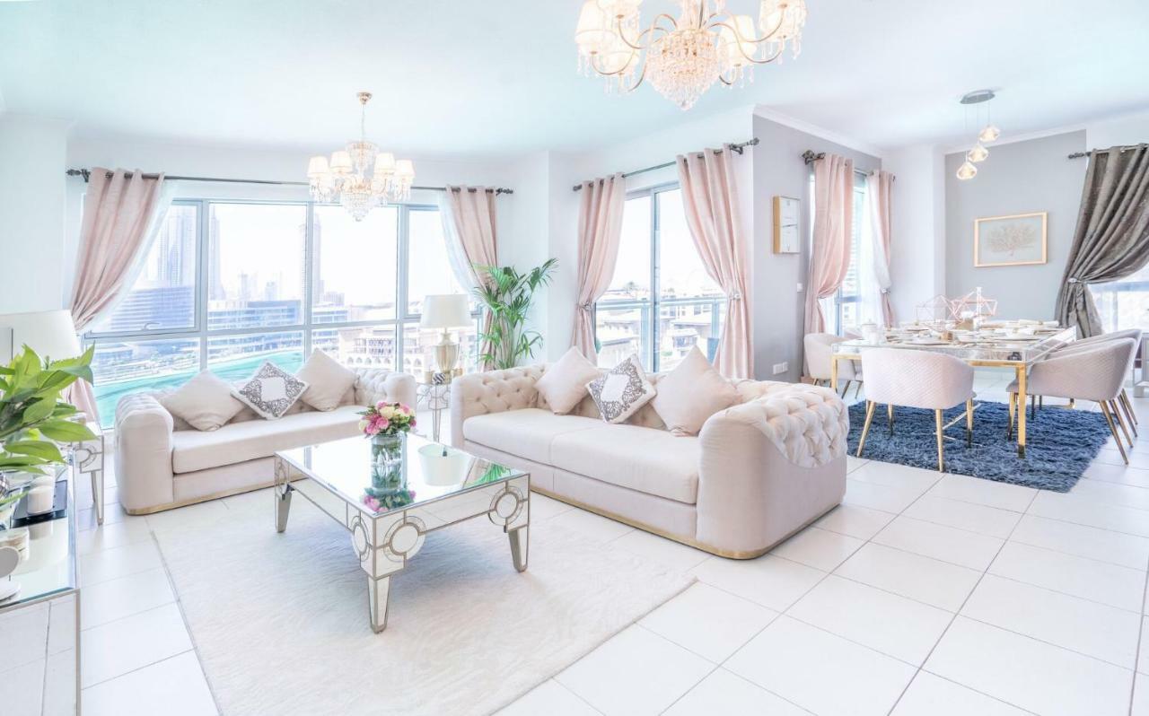 Elite Royal Apartment - Full Burj Khalifa & Fountain View - Opal - 2 Bedrooms Plus 1 Open Bedroom Without Partition ดูไบ ภายนอก รูปภาพ